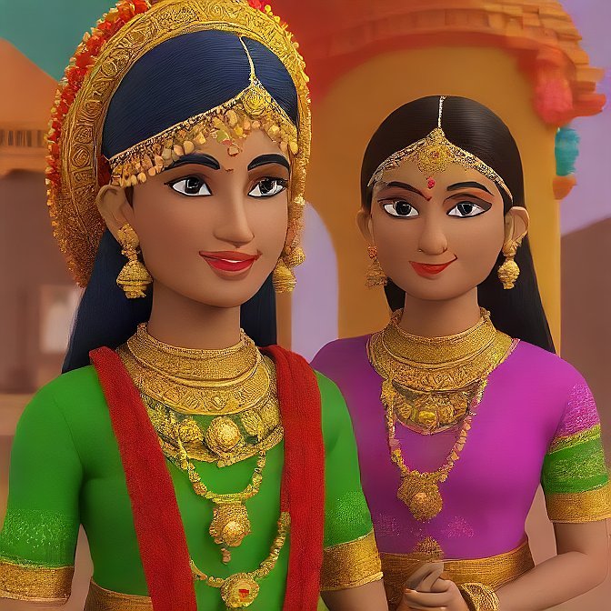 3D cartoon character art